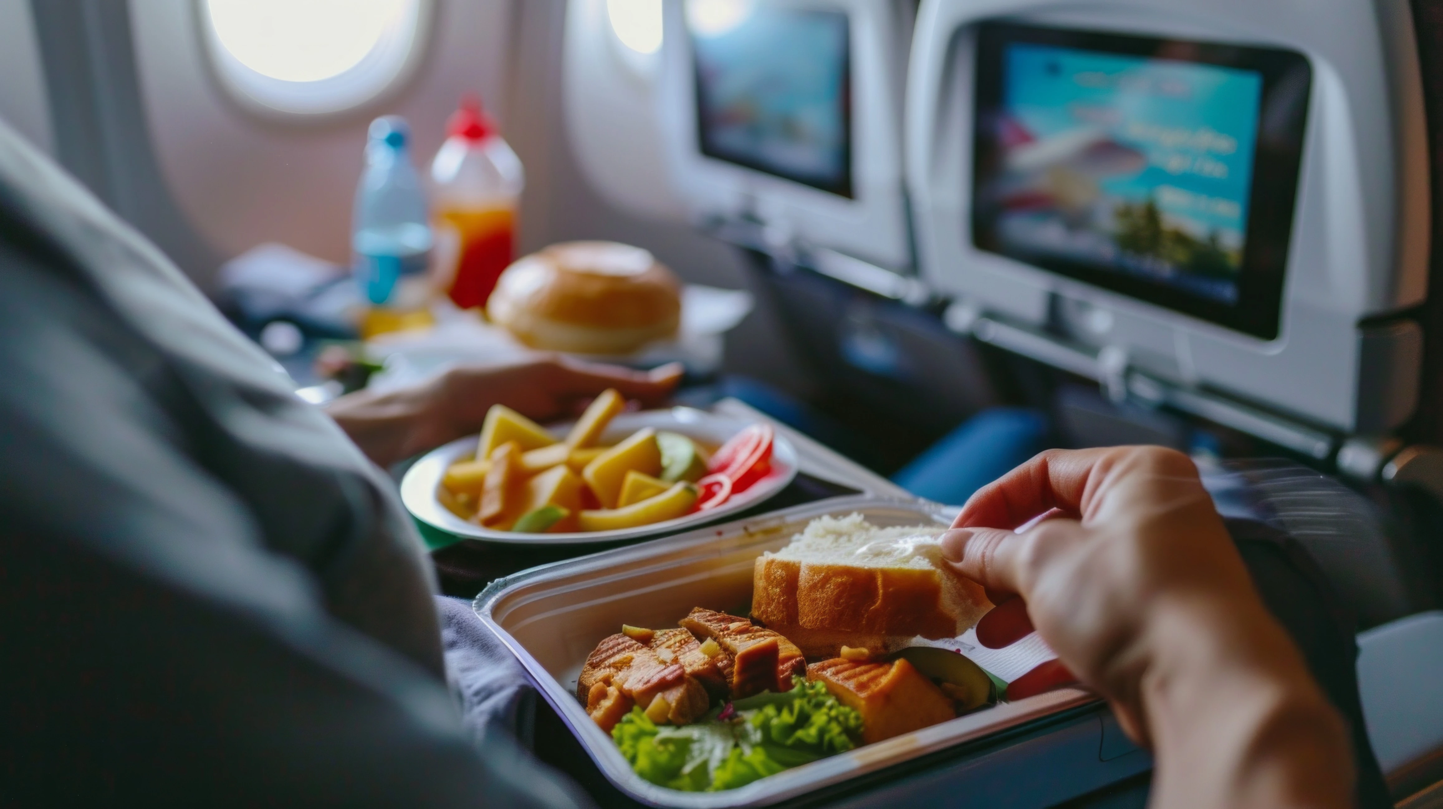 How many meals do you get on Cathay Pacific?